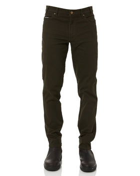 Cotton Stretch Jeans - Moss - AJP Industrial Supplies - ritemate - rmpc014 - moss - 77
