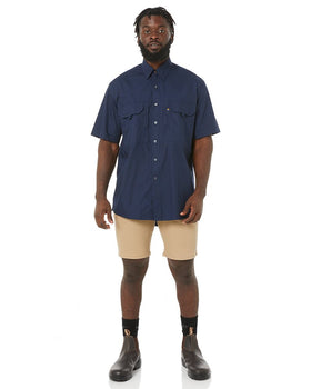 RMX Flexible Fit Utility SS Shirt - French Navy - AJP Industrial Supplies - ritemate - rmx002s - fn - s