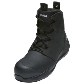 Uvex 3 X - Flow Lace Up Safety Boots (Black) - AJP Industrial Supplies -