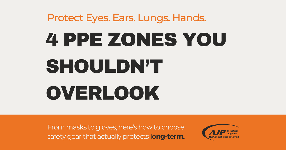 4 PPE Zones That Matter Most for Long-Term Safety on Site - AJP Industrial Supplies