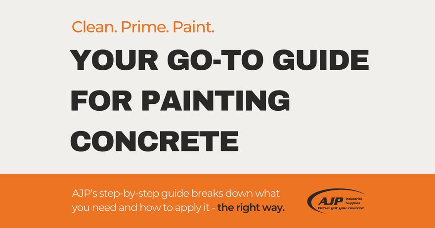 How to Prepare and Paint Concrete the Right Way: A 3-Day Step-by-Step Guide - AJP Industrial Supplies