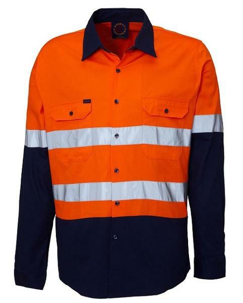 Ritemate Open Front L/S Vented 3M Tape RM107V2R