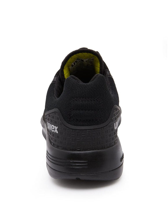 1 x - flow Safety Shoe - Black/Yellow - AJP Industrial Supplies - uvex - 65398 - 070