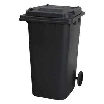 120 Litre Wheelie Bin | Black - AJP Industrial Supplies - 120LWBBLACK