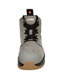 2 x - flow Zip Side Safety Boot - Wolf Grey - AJP Industrial Supplies - uvex - 65478 - 7sw