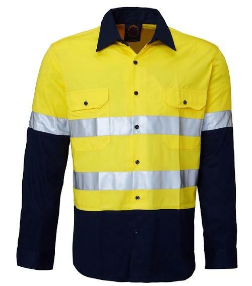 Ritemate Open Front L/S Vented 3M Tape RM107V2R