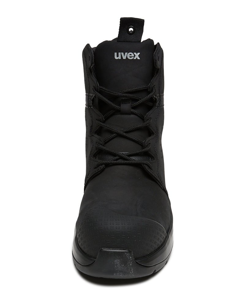 3 x - flow safety boot - Black - AJP Industrial Supplies - uvex - 65408 - 4sw