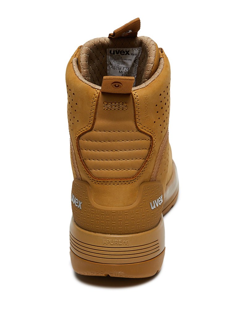 3 x - flow safety boot - Tan - AJP Industrial Supplies - uvex - 65418 - 6sw