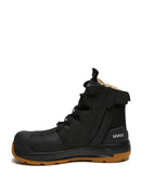 3 x - flow zip side safety boot - Black/Tan - AJP Industrial Supplies - uvex - 65428 - 6sw