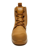 3 x - flow zip side safety boot - Tan - AJP Industrial Supplies - uvex - 65458 - 4sw