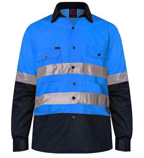 Ritemate Open Front L/S Vented 3M Tape RM107V2R