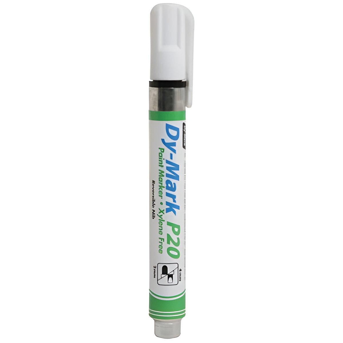 Paint Marker P20 Reversible Bullet/Chisel Tip - 12 Pack