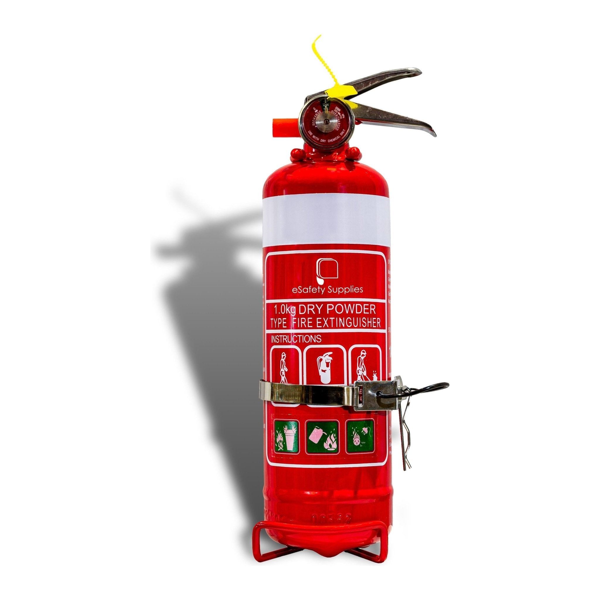 ABE Dry Chemical Powder Extinguisher W/ Nozzle - 1KG - AJP Industrial Supplies - FFA10ABE