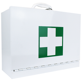 AEROCASE Small Drop Front Metal Cabinet 34 x 25 x 15cm - AJP Industrial Supplies - AKM005