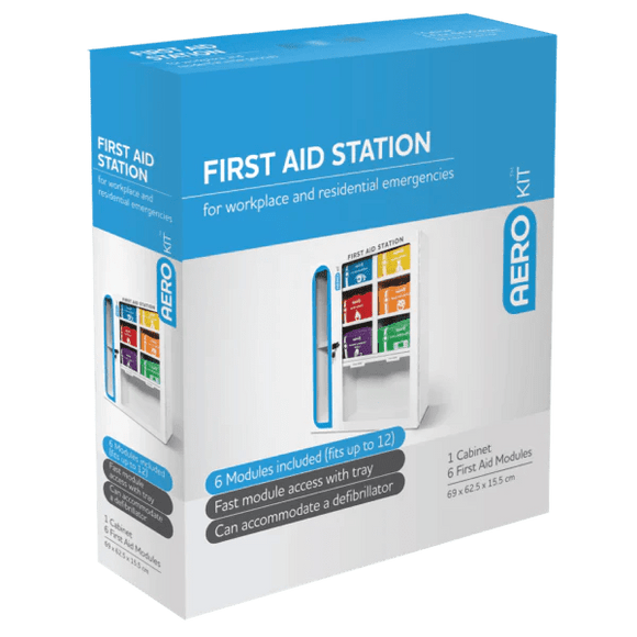 AEROKIT First Aid Station with 6 Modules - AJP Industrial Supplies - AFAKSTN