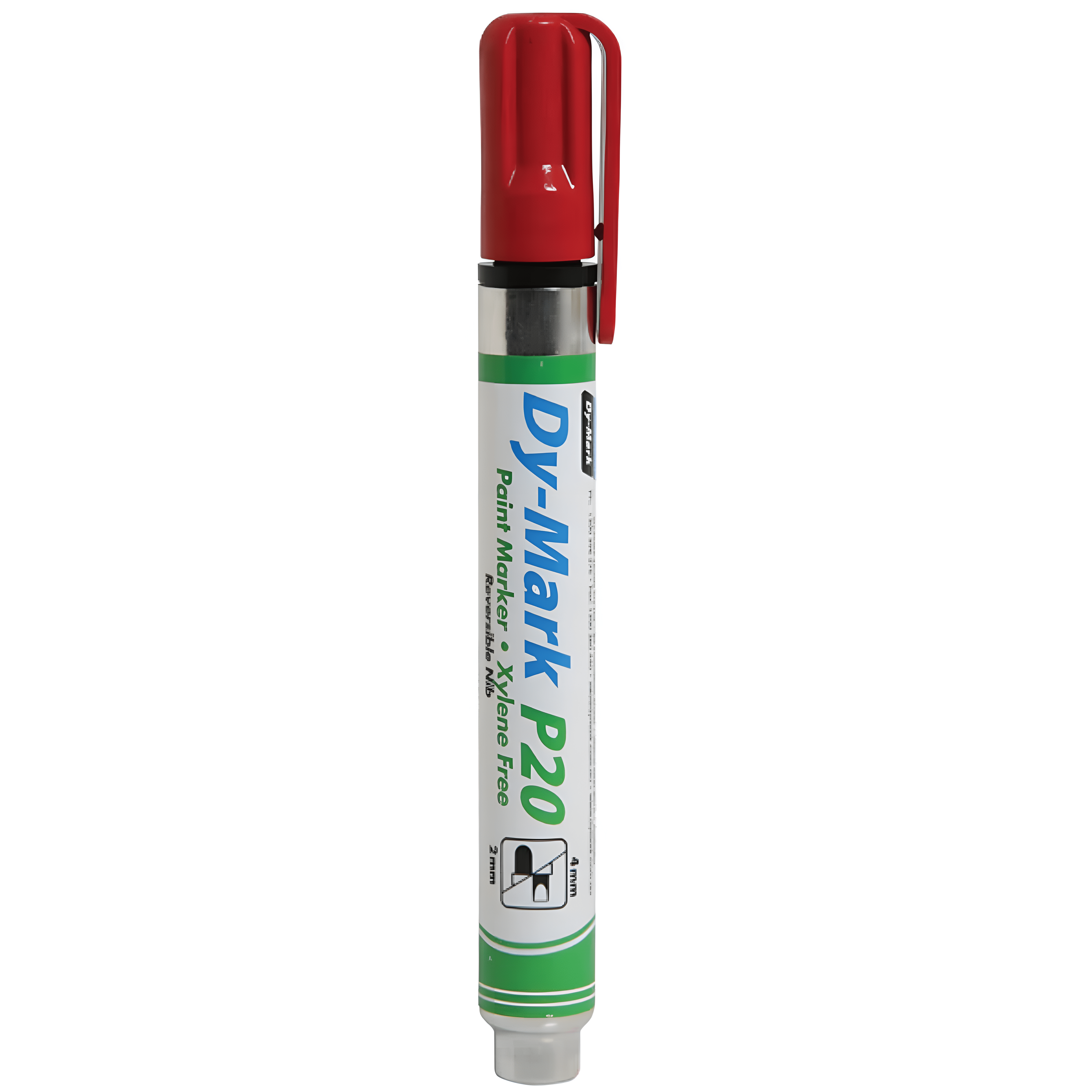 Paint Marker P20 Reversible Bullet/Chisel Tip - 12 Pack