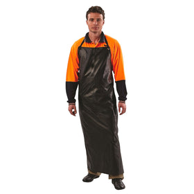 BLACK PVC APRON - AJP Industrial Supplies - AF1BK