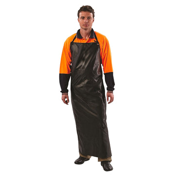 BLACK PVC APRON - AJP Industrial Supplies - AF1BK