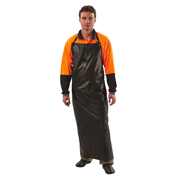 BLACK PVC APRON - AJP Industrial Supplies - AF1BK