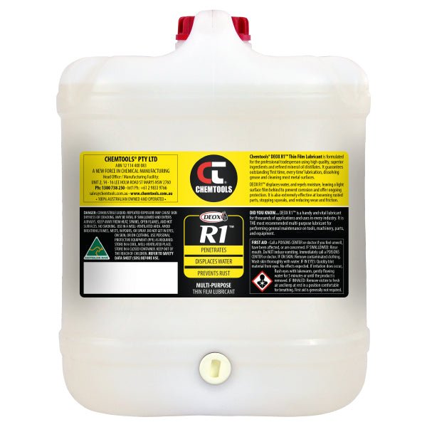 CHEMTOOLS R1 THIN FILM LUBRICANT (MULTI - PURPOSE) 20L - Paint - AJP Industrial Supplies - 16 - CT - R1 - 20L