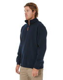 Classic Zipper Fleece Pullover - French Navy - AJP Industrial Supplies - ritemate - rmpc045 - fn - s