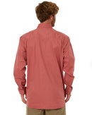 Closed Front Cotton Twill Shirt LS - Canyon - AJP Industrial Supplies - ritemate - rm200cf - canyon - xs