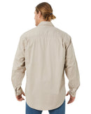 Closed Front Cotton Twill Shirt LS - Clay - AJP Industrial Supplies - ritemate - rm200cf - clay - xs