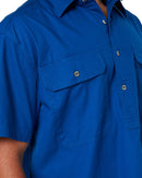 Closed Front SS Shirt - Cobalt - AJP Industrial Supplies - ritemate - rm200cfs - cobalt - s