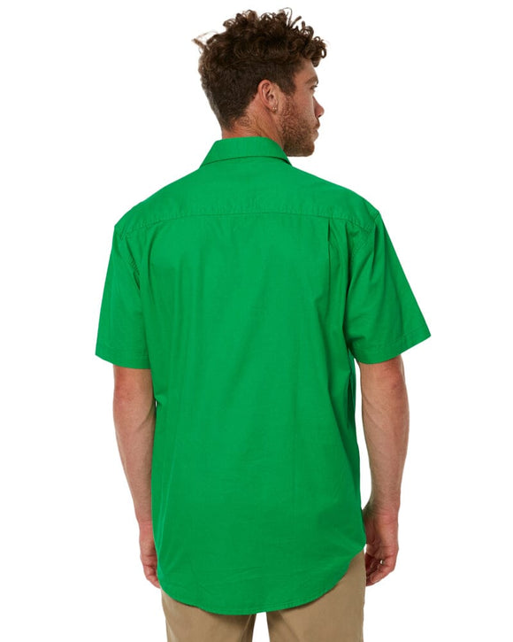 Closed Front SS Shirt - Emerald - AJP Industrial Supplies - ritemate - rm200cfs - emerald - s