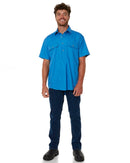 Closed Front SS Shirt - Light Blue - AJP Industrial Supplies - ritemate - rm200cfs - light - blue - s
