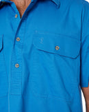 Closed Front SS Shirt - Light Blue - AJP Industrial Supplies - ritemate - rm200cfs - light - blue - s