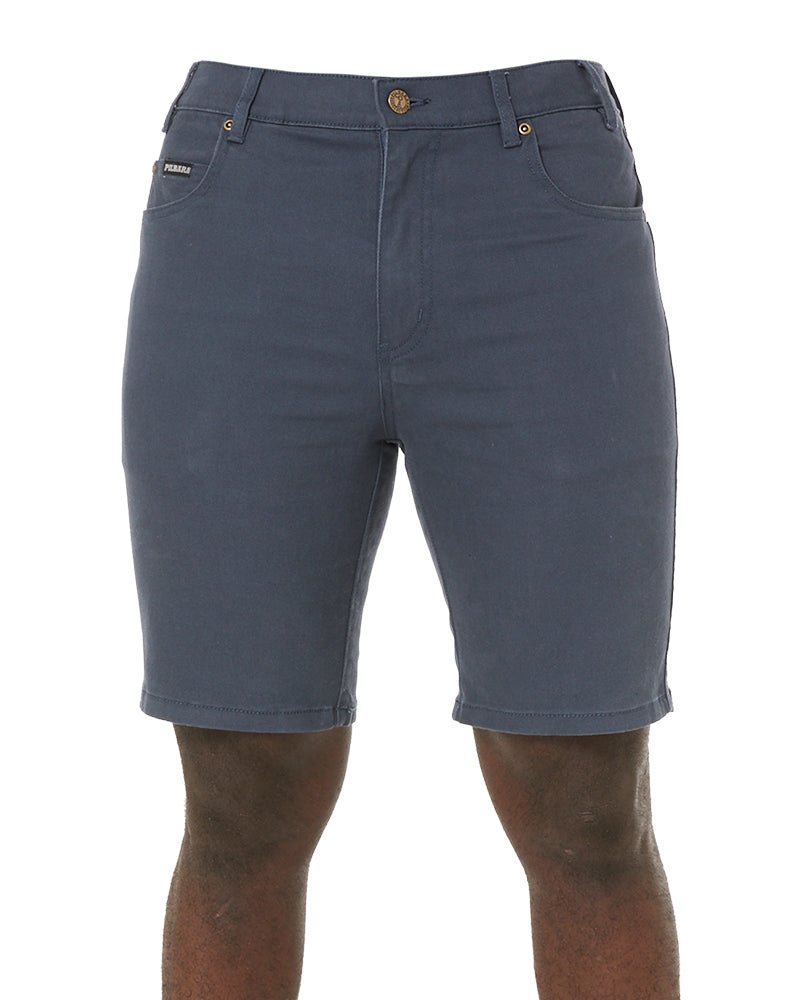 Cotton Stretch Jean Short - Gunmetal Blue - AJP Industrial Supplies - ritemate - rmpc033 - gunmetal - blue - 77