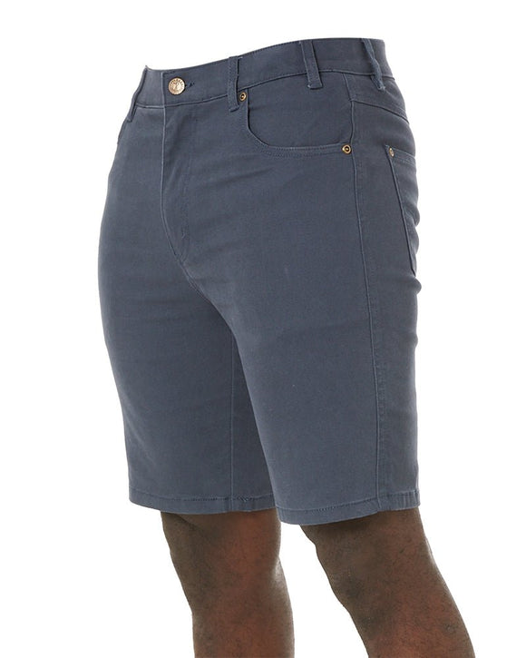 Cotton Stretch Jean Short - Gunmetal Blue - AJP Industrial Supplies - ritemate - rmpc033 - gunmetal - blue - 77