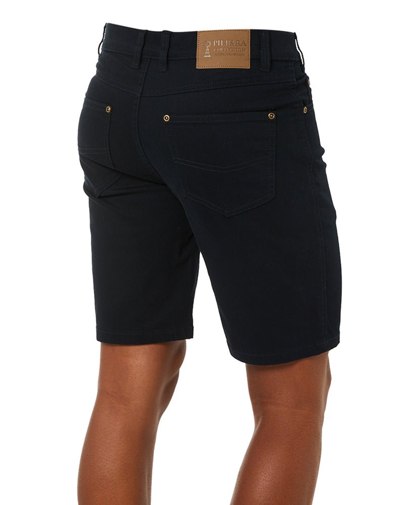 Cotton Stretch Jean Short - Ink Navy - AJP Industrial Supplies - ritemate - rmpc033 - in - 77