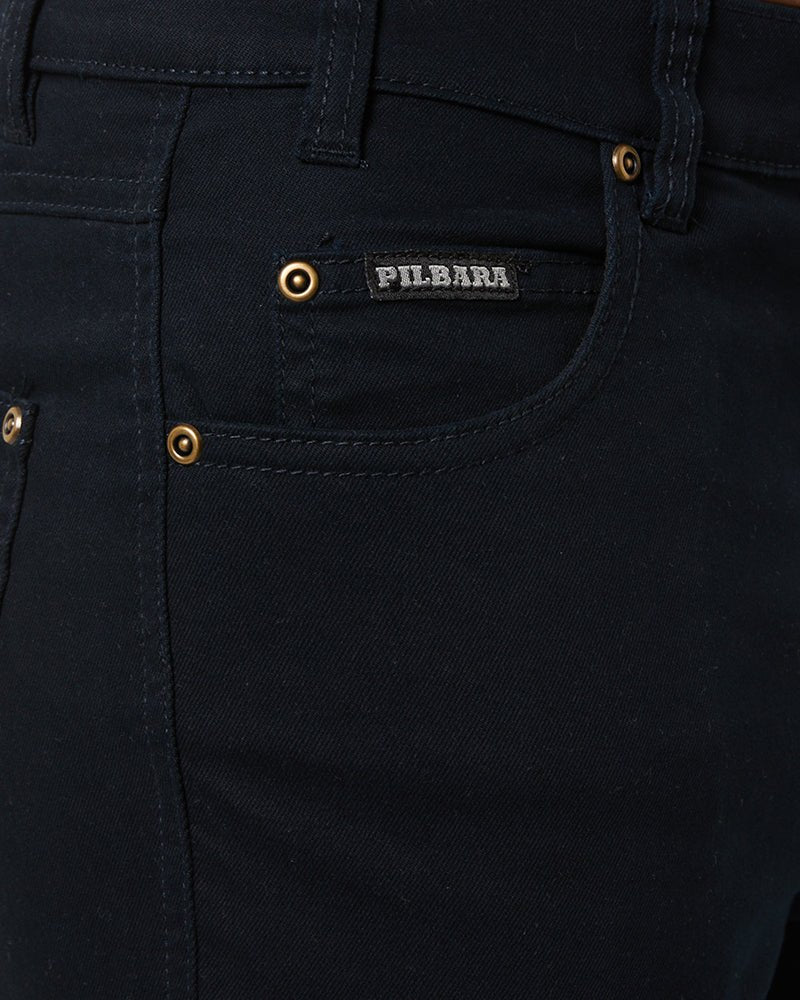Cotton Stretch Jean Short - Ink Navy - AJP Industrial Supplies - ritemate - rmpc033 - in - 77