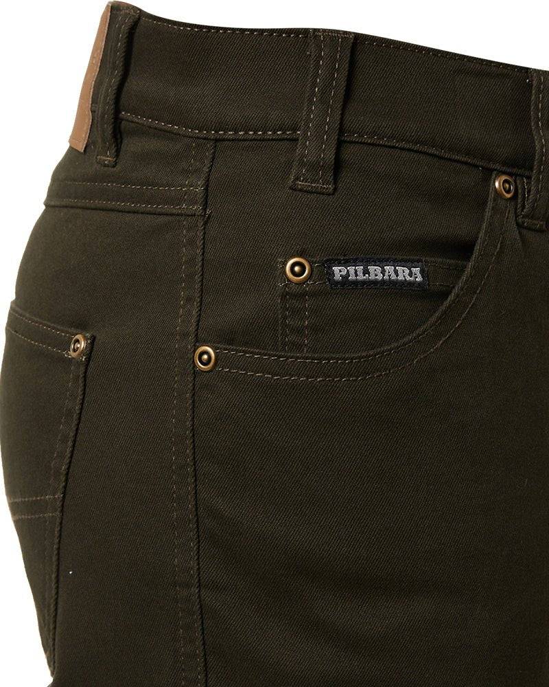 Cotton Stretch Jeans - Moss - AJP Industrial Supplies - ritemate - rmpc014 - moss - 77
