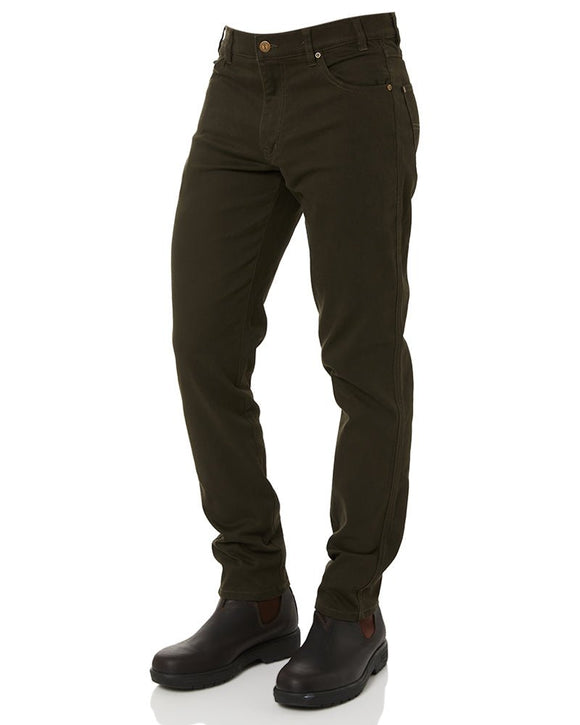 Cotton Stretch Jeans - Moss - AJP Industrial Supplies - ritemate - rmpc014 - moss - 77