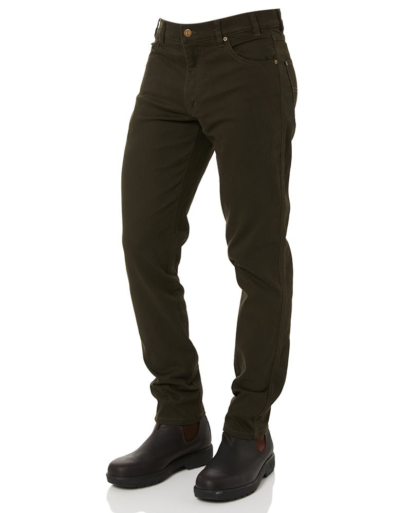 Cotton Stretch Jeans - Moss - AJP Industrial Supplies - ritemate - rmpc014 - moss - 77
