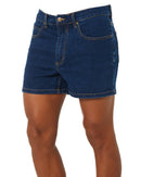 Denim Trucker Shorts - Denim - AJP Industrial Supplies - ritemate - rm112tsd - 77r