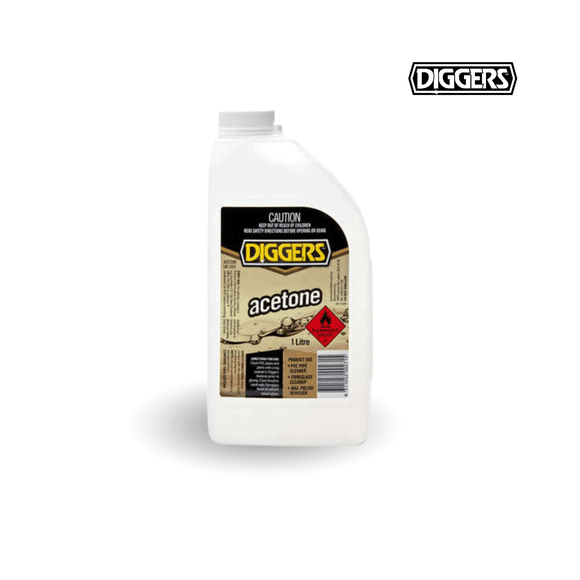 Diggers Acitone DIGGERS Acetone – Powerful Cleaner for Resins & Adhesives | AJP ...