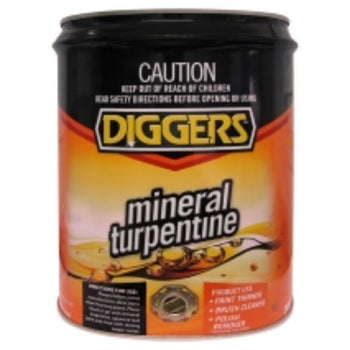 DIGGERS™Mineral Turpentine 20L - Paint - AJP Industrial Supplies - 03A - TURP20