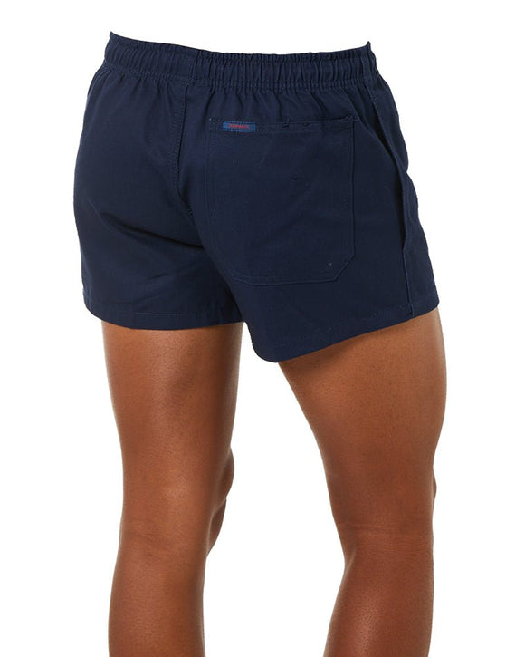Elastic Waist Shorts - Navy - AJP Industrial Supplies - ritemate - rm301ews - navy - 77r