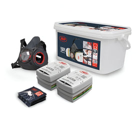 Force Typhoon 8 Half Mask Respirator Multi - Gas Kit With Abek1P2 Filters - AJP Industrial Supplies - BHT0C3 - 0L5 - UAN