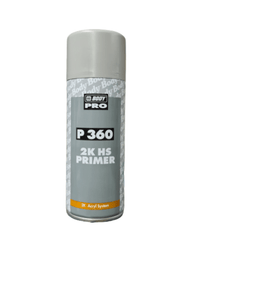 HB Body P360 HS Primer GREY 2K Aerosol 400ml - Paint - AJP Industrial Supplies - 03G - HB360G - 400