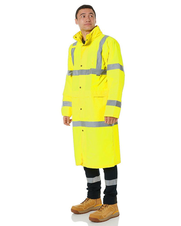 Hi - Vis Coat - Yellow - AJP Industrial Supplies - portwest - h445 - s