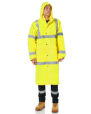 Hi - Vis Coat - Yellow - AJP Industrial Supplies - portwest - h445 - s