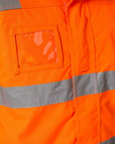 Hi Vis Taped Wet Weather Bomber Jacket - Orange - AJP Industrial Supplies - bisley - bj6770t - bf61 - xs