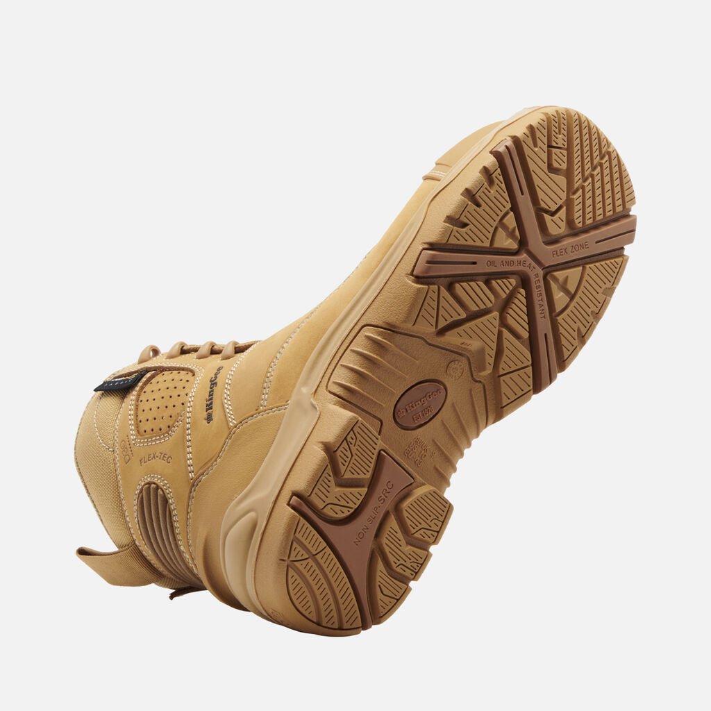 King Gee ONYX 6CZ Composite Toe Work Boot (K28001) - AJP Industrial Supplies - K28001 - Wheat - 3 AU/UK