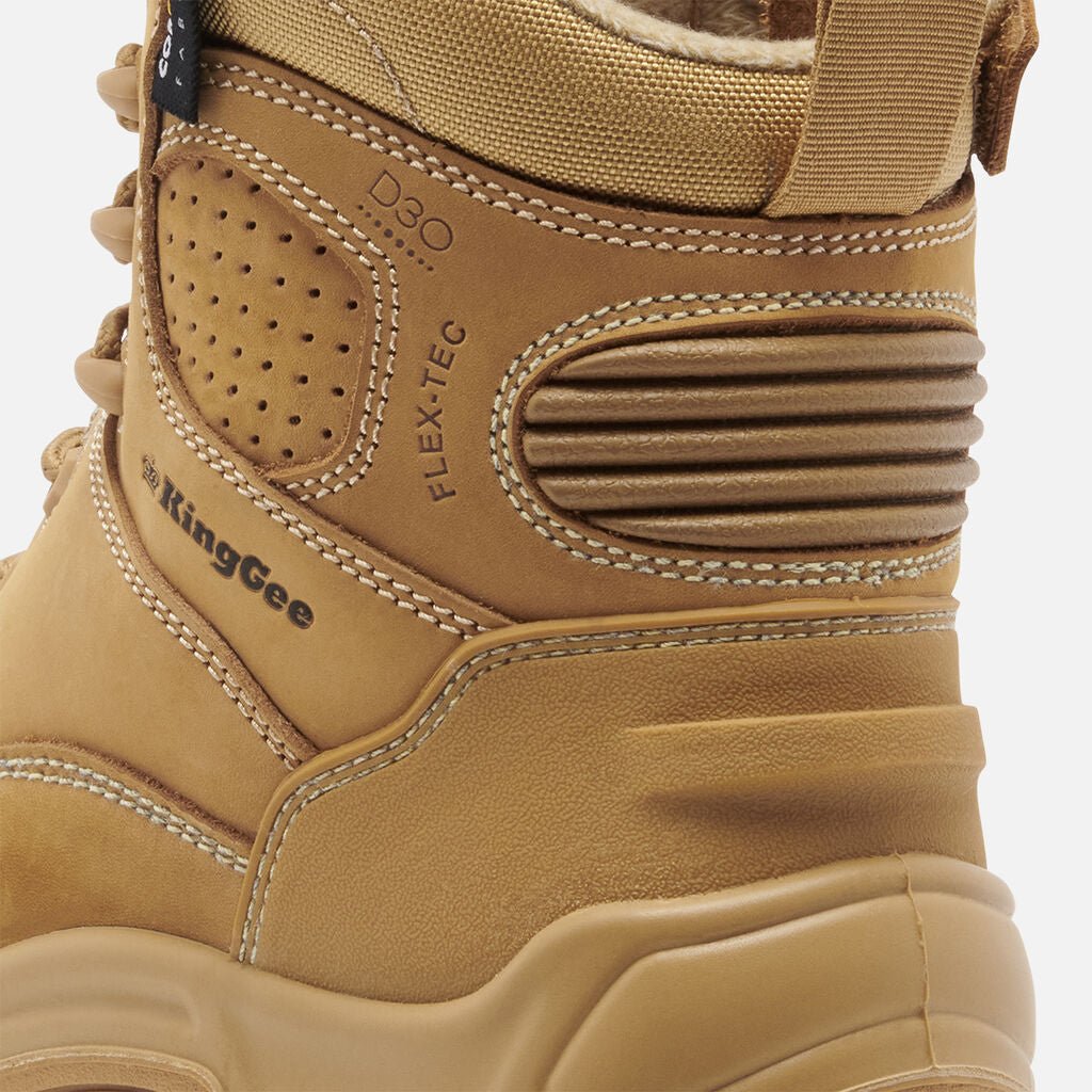 King Gee ONYX 6CZ Composite Toe Work Boot (K28001) - AJP Industrial Supplies - K28001 - Wheat - 3 AU/UK