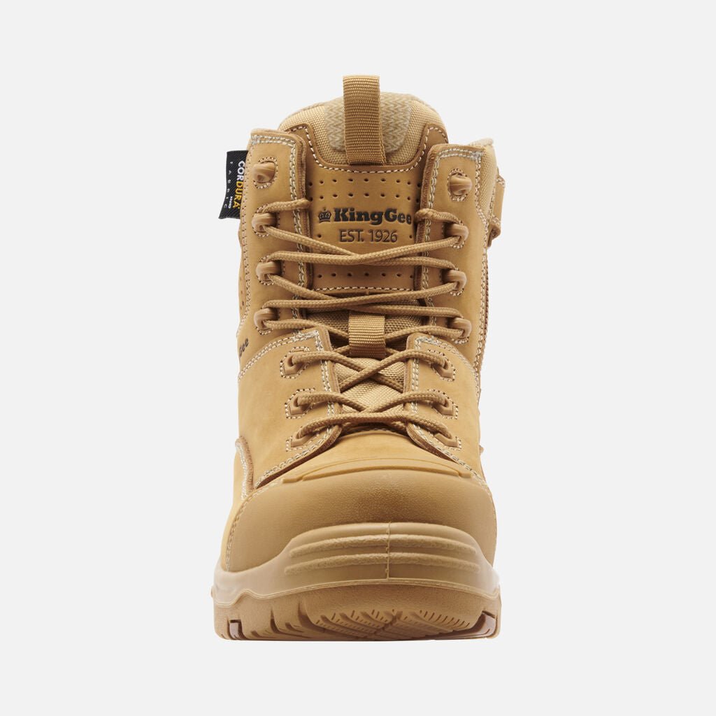 King Gee ONYX 6CZ Composite Toe Work Boot (K28001) - AJP Industrial Supplies - K28001 - Wheat - 3 AU/UK